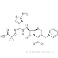 1 - [[(6R, 7R) -7 - [[(2Z) - (2-amino-4-tiazolilo) [(1-karboksy-1-metyloetoksy) imino] acetylo] amino] -2-karboksy-8- sól wewnętrzna wodorotlenku okso-5-tia-1-azabicyklo [4.2.0] okt-2-en-3-ylo] metylo] pirydyniowego CAS 72558-82-8